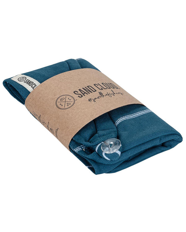 Classic Hair Towel - Teal Blue - Image 3