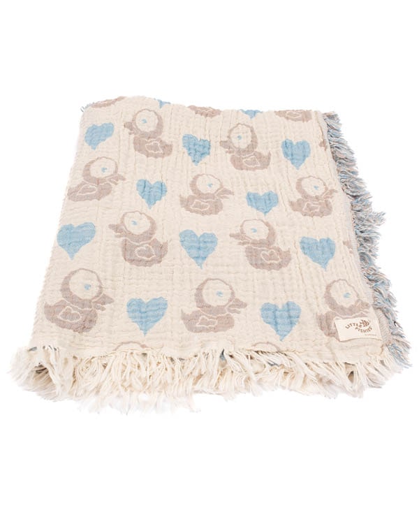 Ducky Gauze Receiving Blanket Single with Pouch - Image 8