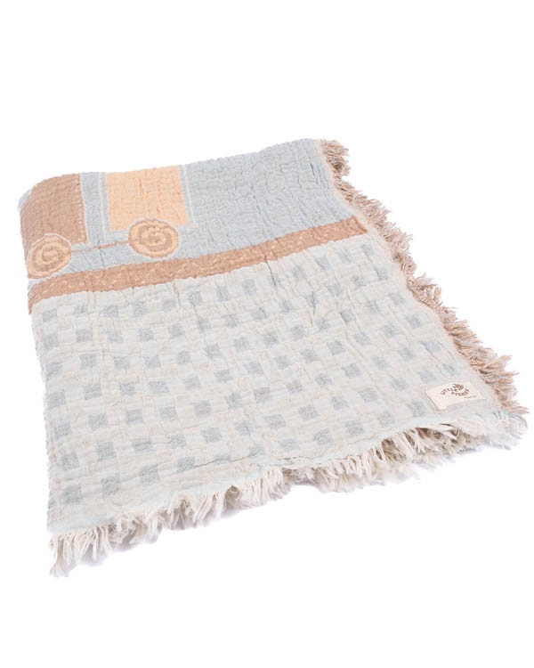 Choo-Choo Train Gauze Receiving Blanket Single with Pouch - Image 7