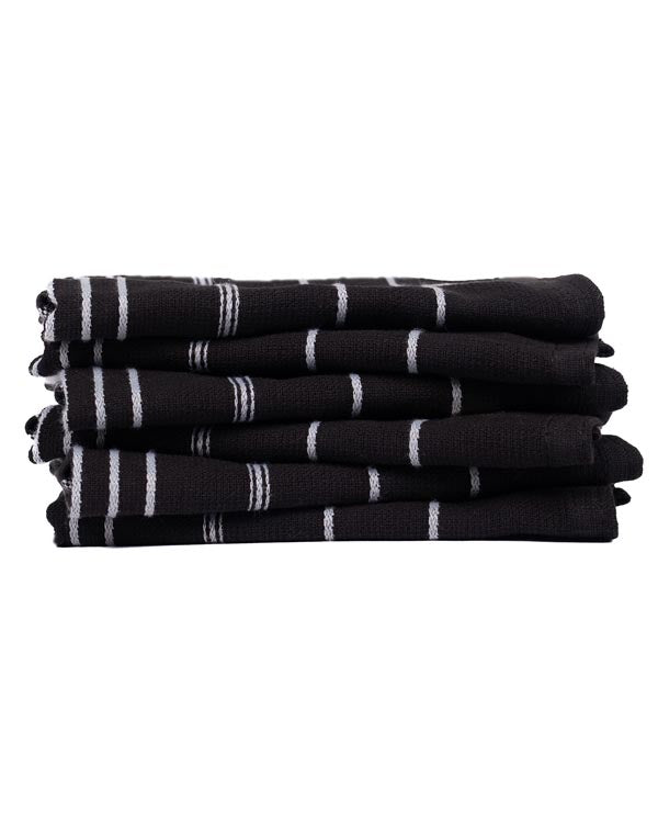 Alternative view of Classic Bath Washcloth Bundle- 6 Pack - Black