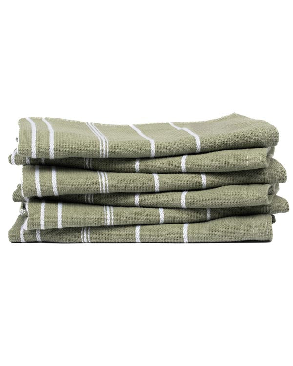 Alternative view of Classic Bath Washcloth Bundle- 6 Pack - Hedge Green