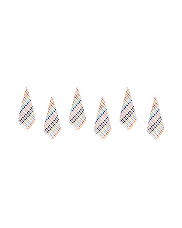 Stripe Polka Dot Washcloth Bath Bundle - 6 Pack - Image 4