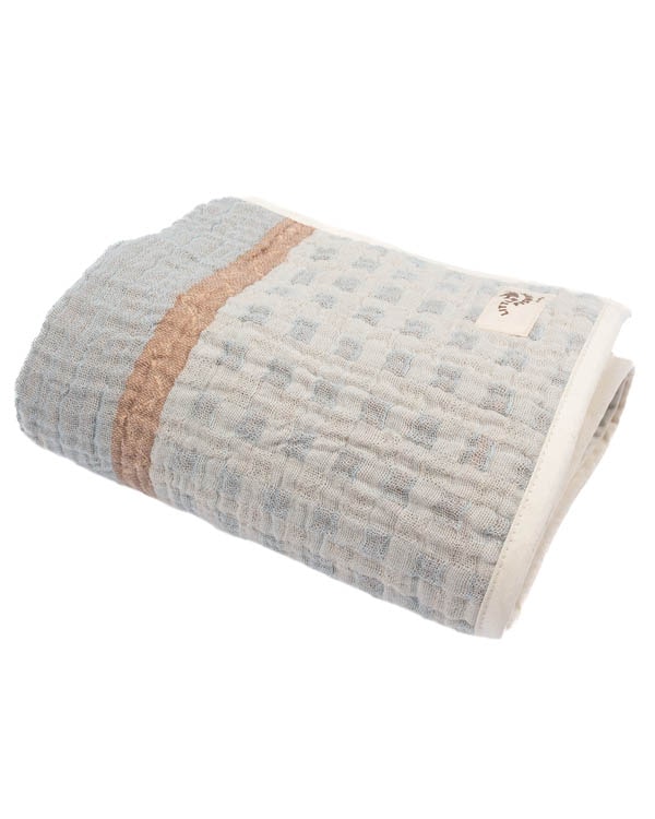 Choo-Choo Train Gauze Hooded Blanket Single - Image 7