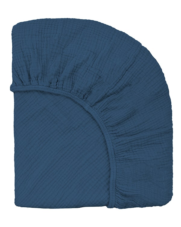 Alternative view of Sonoran Fitted Sheet - Dark Denim