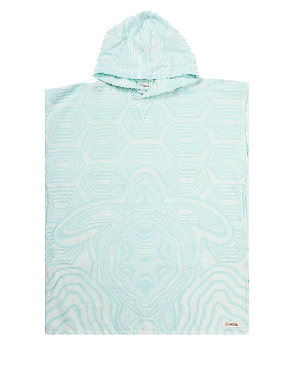 Alternative view of Geo Turtle Hooded Poncho Youth