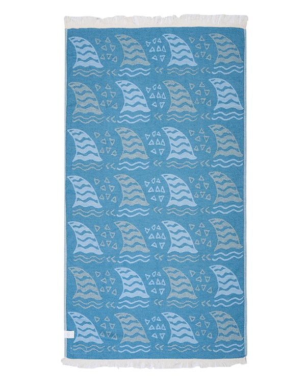 Alternative view of Shark Fin Kids Towel