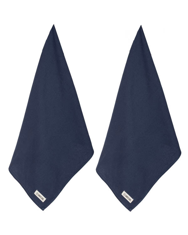 Terra Fringeless XL Bath Bundle - Navy - Image 5