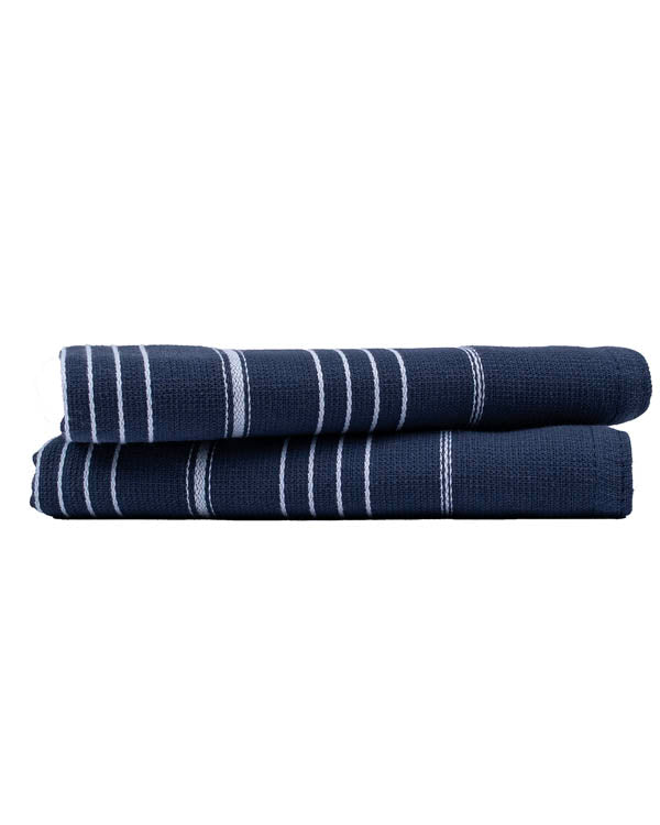 Alternative view of Classic Fringeless Hand Bath Bundle 2 Pack - Navy