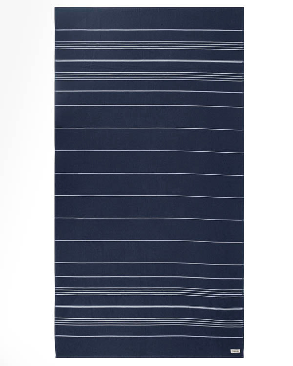 Alternative view of Classic Fringeless XL Bath Bundle - Navy