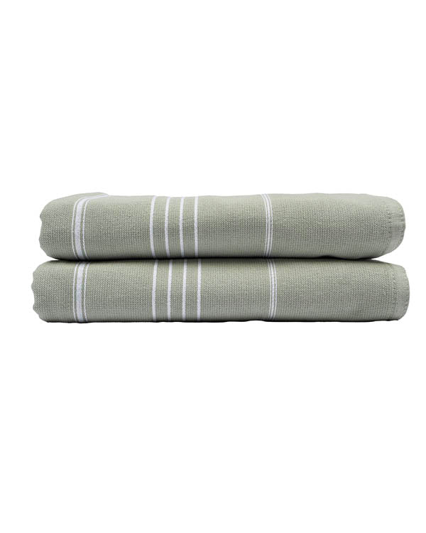 Classic Fringeless XL Bath Bundle 2 Pack - Sage - Image 8