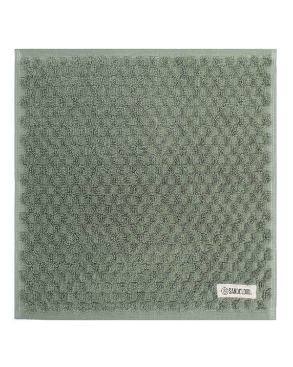 Alternative view of Atom Washcloth Bath Bundle 6 Pack - Hedge Green
