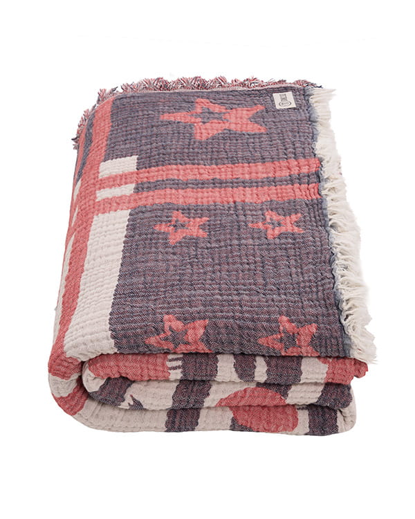 Cherry Stars & Stripes PARTY BLANKET - Image 8