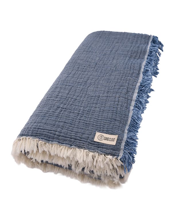 Senna Melange PARTY BLANKET Indigo - Queen - Image 9