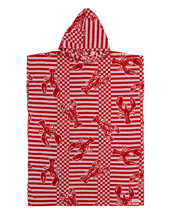 Alternative view of Lobster Hooded Poncho