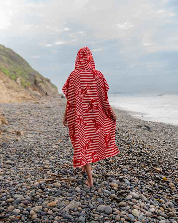 Lobster Hooded Poncho - Image 5