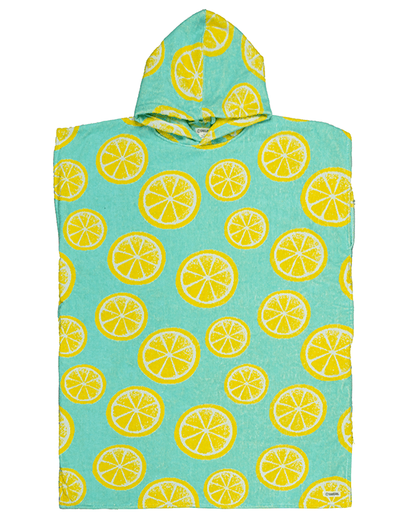 Alternative view of Lemons Hooded Poncho