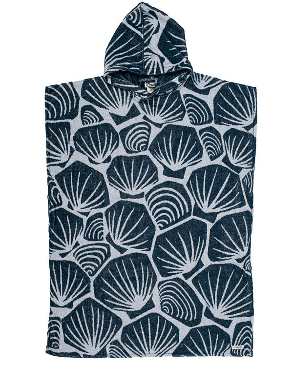 Alternative view of Shells Hooded Poncho