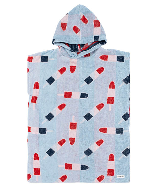 Alternative view of Popsicle Hooded Poncho Youth