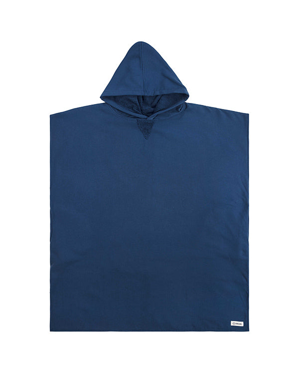 Alternative view of Terra Hooded Poncho Navy