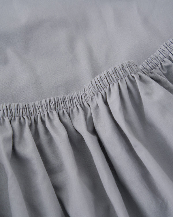 Signature Percale Solid Sheet Set Grey - Image 12