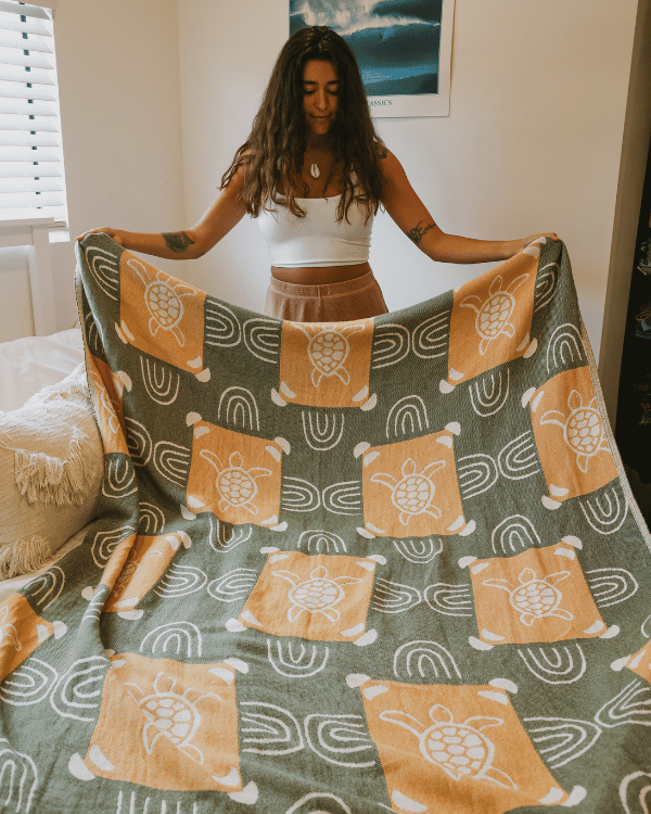 Alternative view of Tanna Blanket