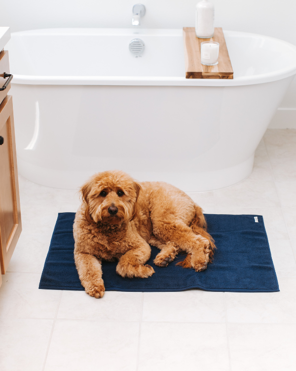 Alternative view of Willow Bath Mat - Deep Ocean
