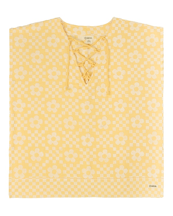 Alternative view of Floral Check Cover Up