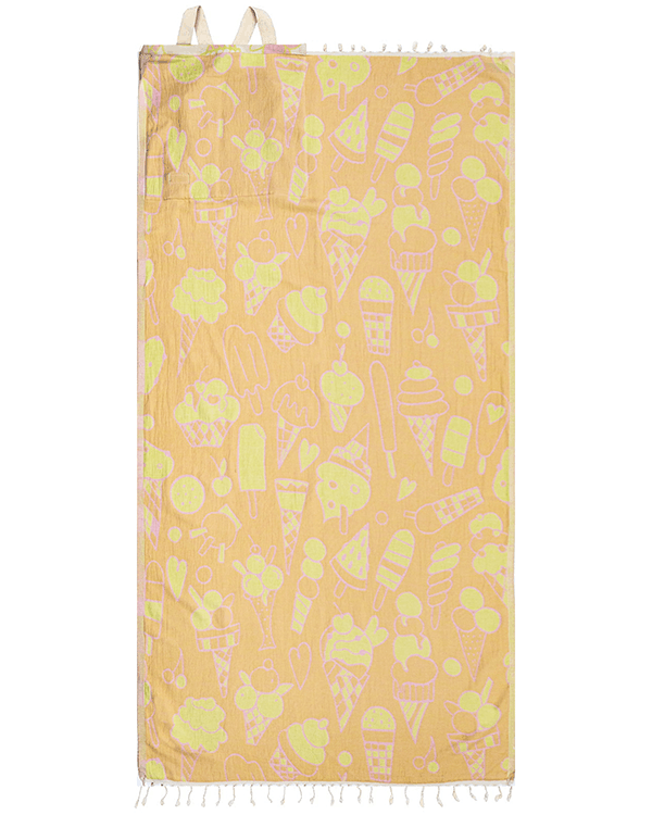 Ice Cream Towel Bag - Natural - Image 7