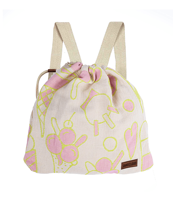 Alternative view of Ice Cream Towel Bag - Natural