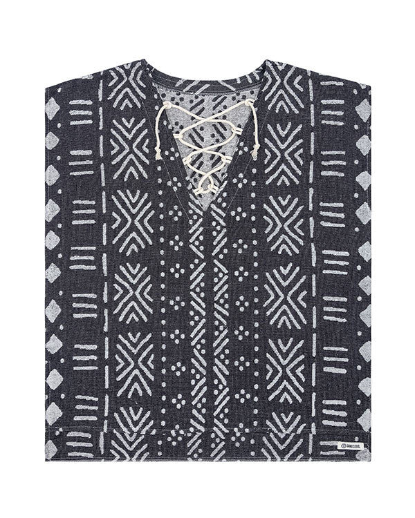 Alternative view of Adobe Mudcloth Cover Up Black